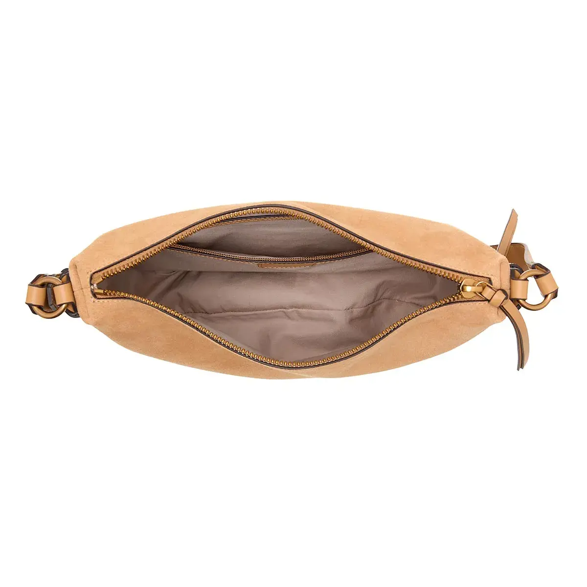 Klassische Hobo Bag aus Wildleder