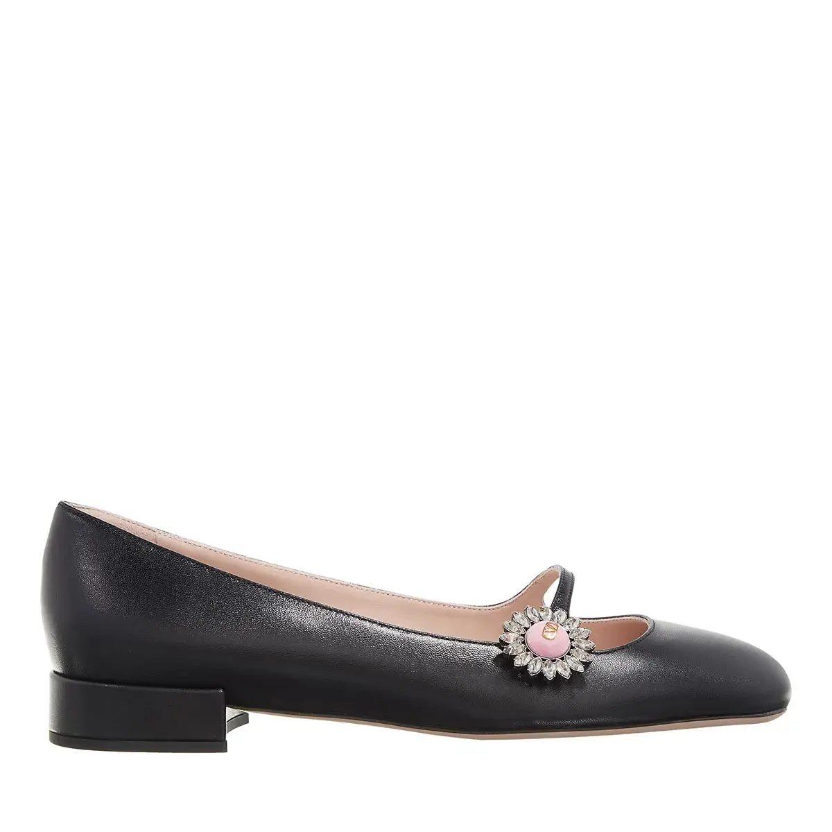 Elegante Schwarze Mary Jane Ballerinas aus Leder