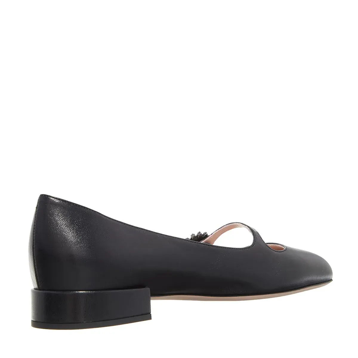 Elegante Schwarze Mary Jane Ballerinas aus Leder