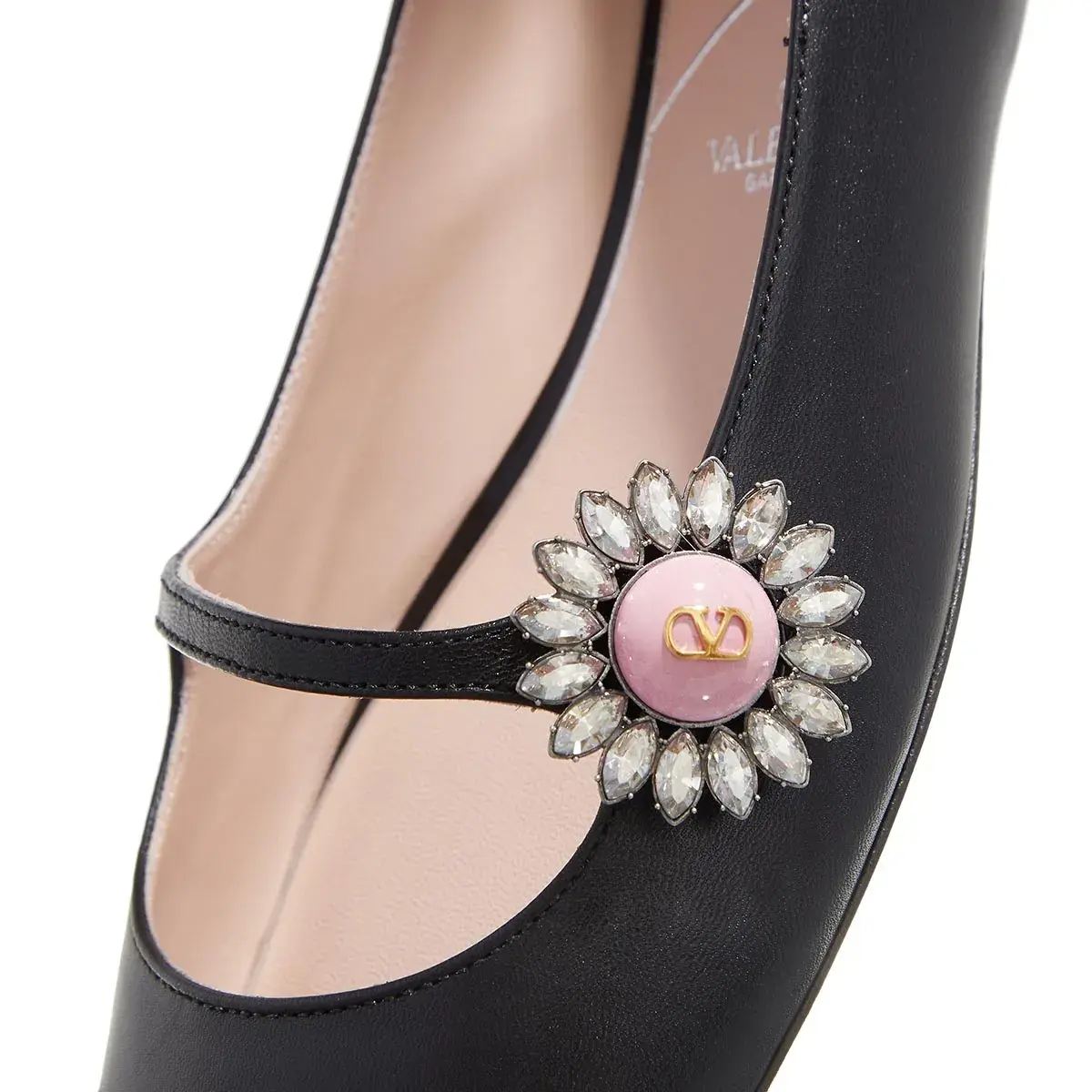 Elegante Schwarze Mary Jane Ballerinas aus Leder