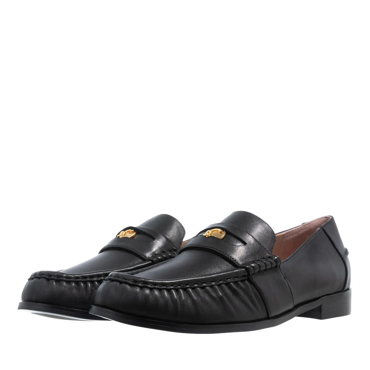 Klassischer Penny Loafer aus Leder mit Detail
