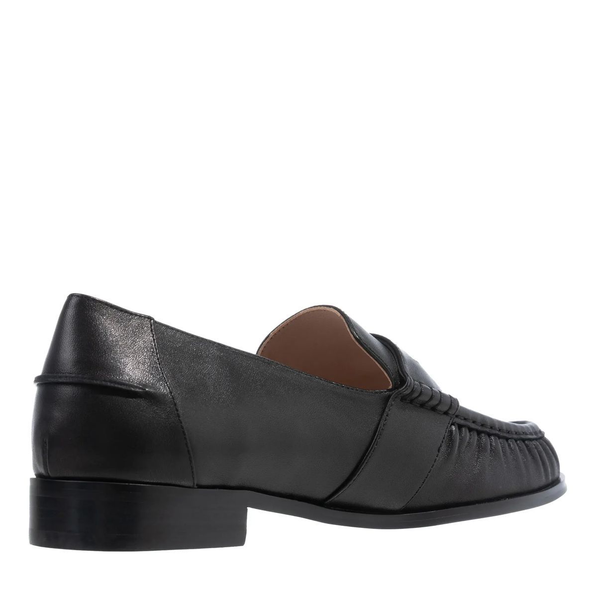 Klassischer Penny Loafer aus Leder mit Detail