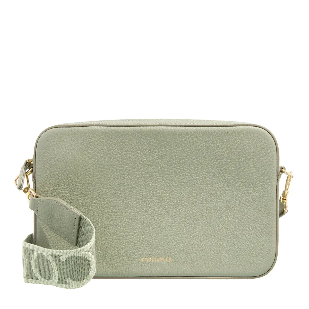 Strukturierte Leder Umhänge-Kamera-Tasche