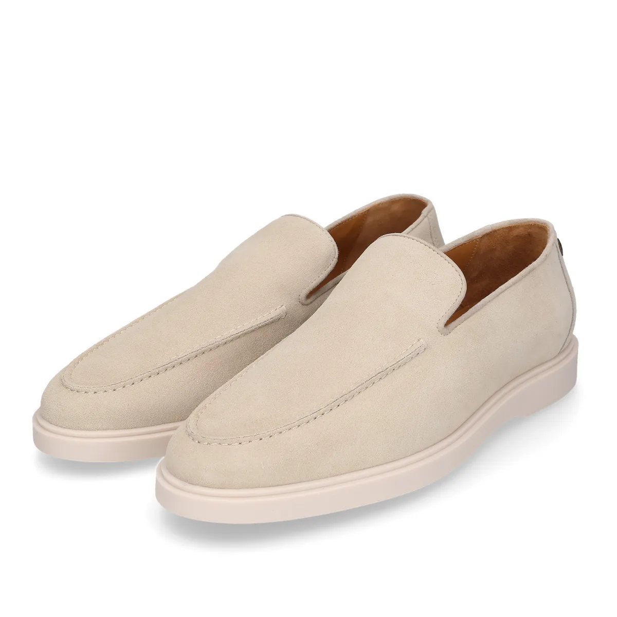 Eleganter Wildleder-Loafer mit Sohle