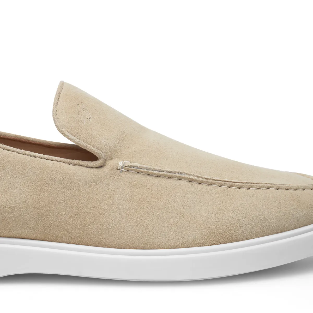 Eleganter Wildleder-Loafer mit Sohle