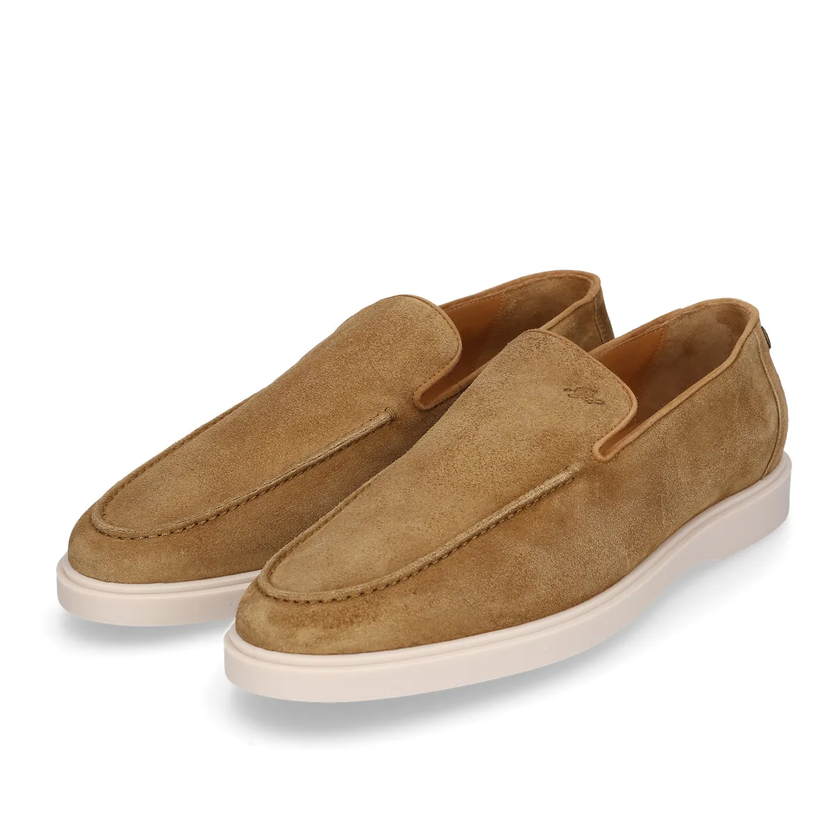 Glattleder Slipper mit Sohle