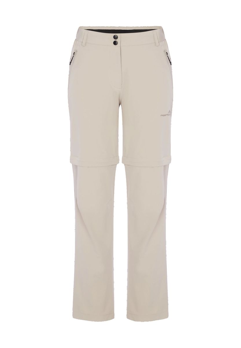 Damen Beige Zip-Off Trekkinghose