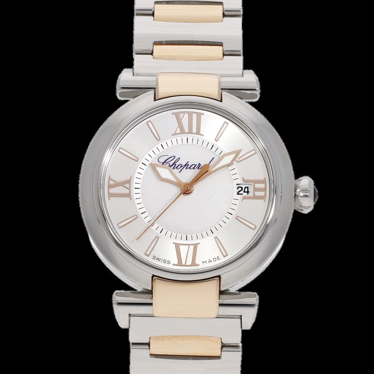 Silber- und Roségold Imperiale Uhr