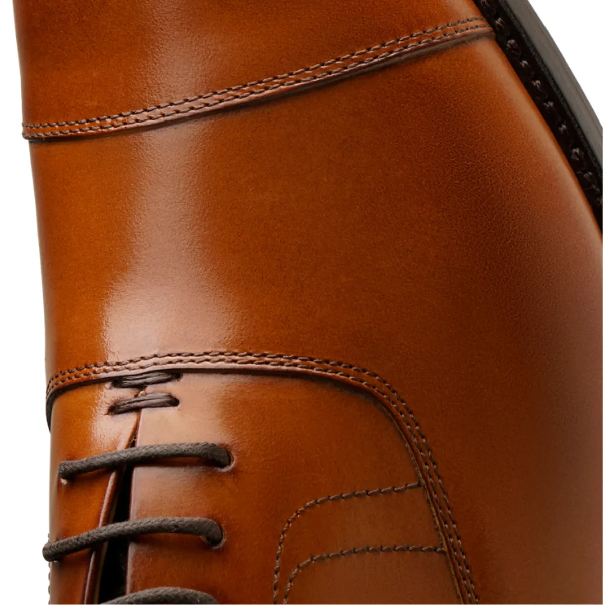 Klassischer Captoe Oxford Lederschuh
