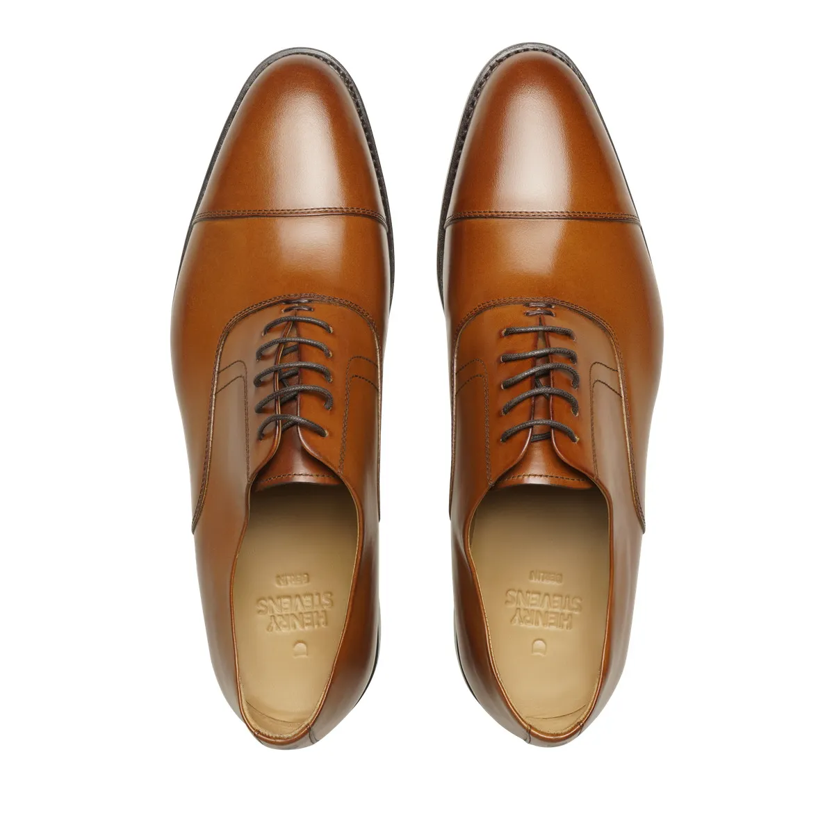 Klassischer Captoe Oxford Lederschuh