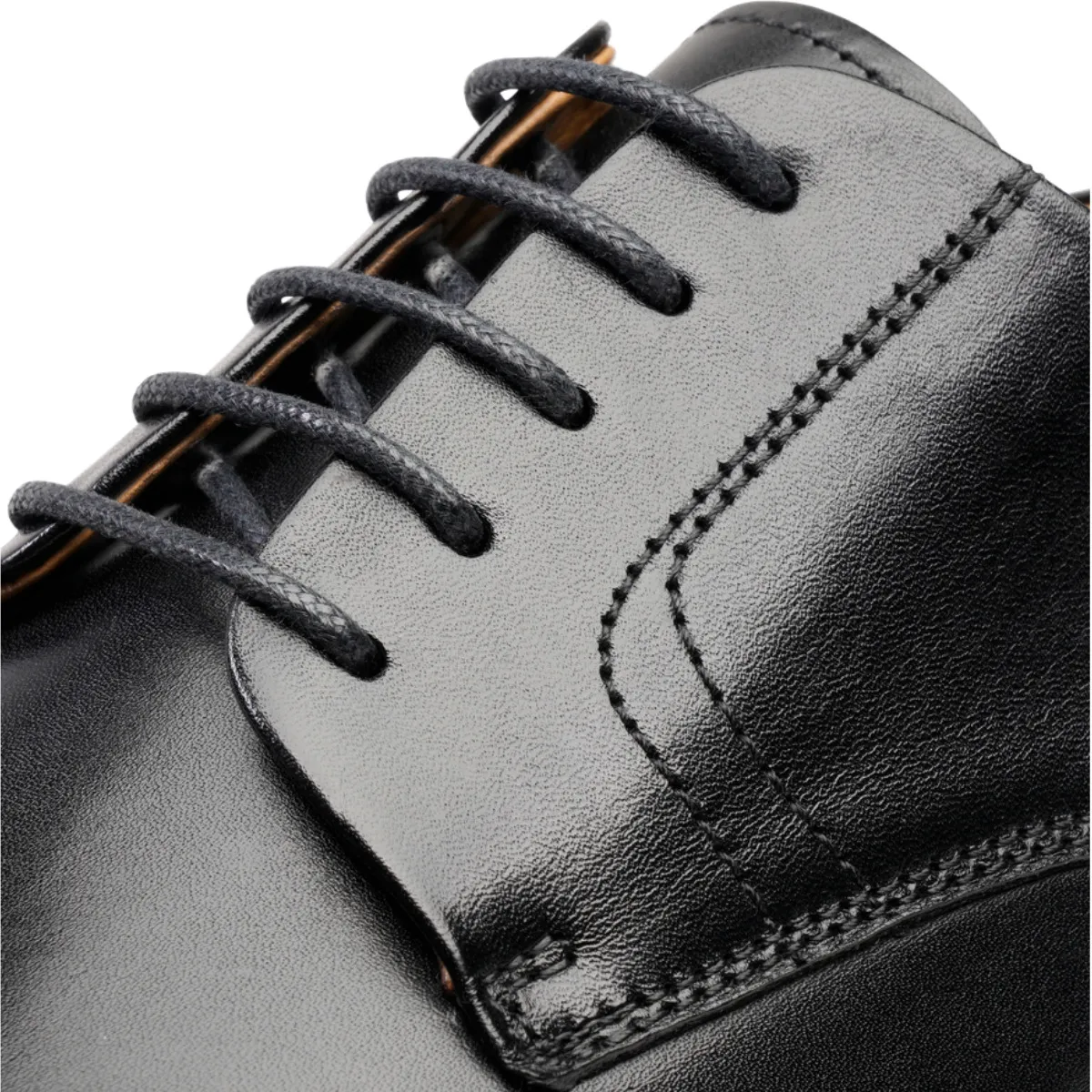 Klassischer Captoe Derby Lederschuh