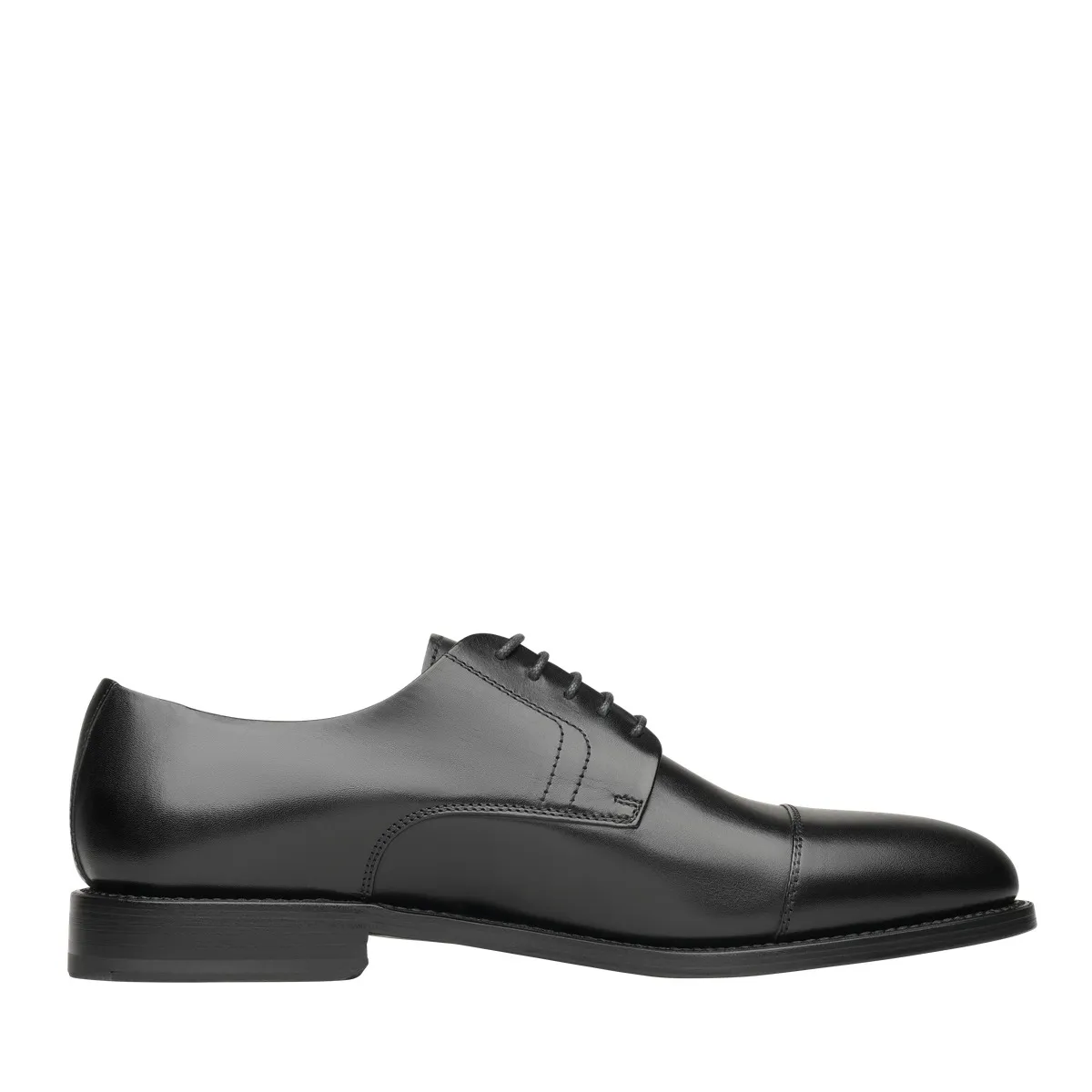 Klassischer Captoe Derby Lederschuh