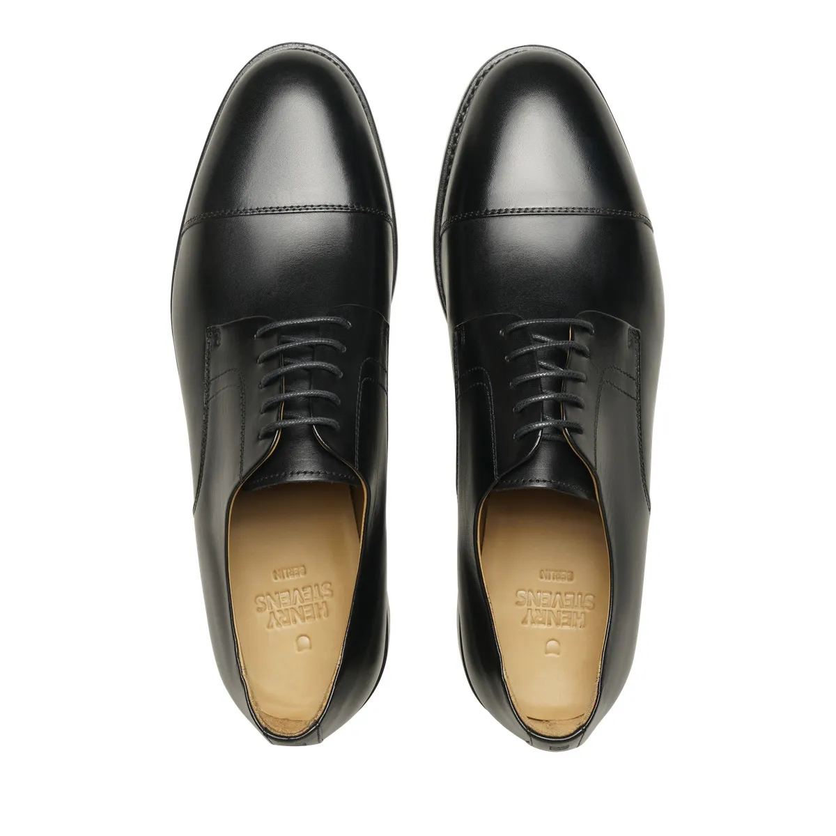 Klassischer Captoe Derby Lederschuh