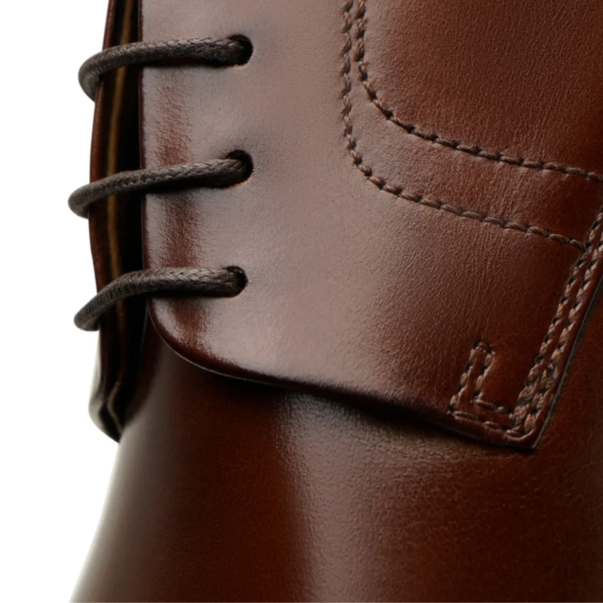 Klassische Captoe Derby Schnürschuhe aus Leder
