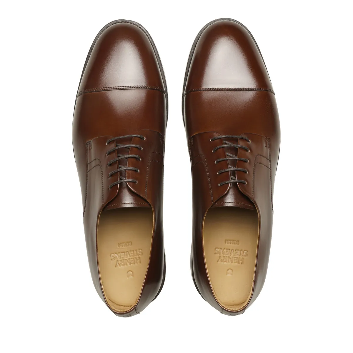 Klassische Captoe Derby Schnürschuhe aus Leder
