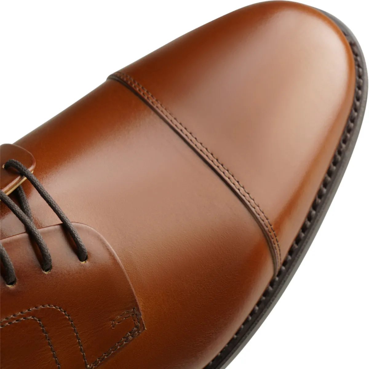 Klassischer Captoe Derby Schnürschuh