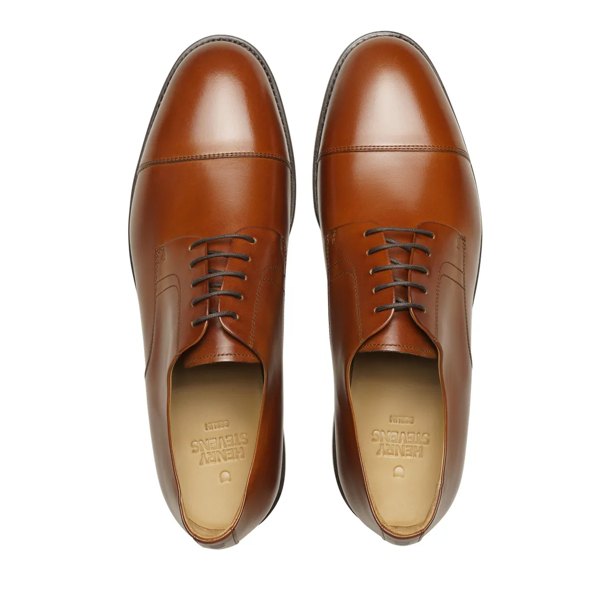 Klassischer Captoe Derby Schnürschuh