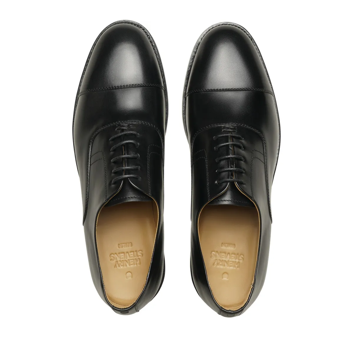 Klassische Schwarze Oxford Lederschuhe