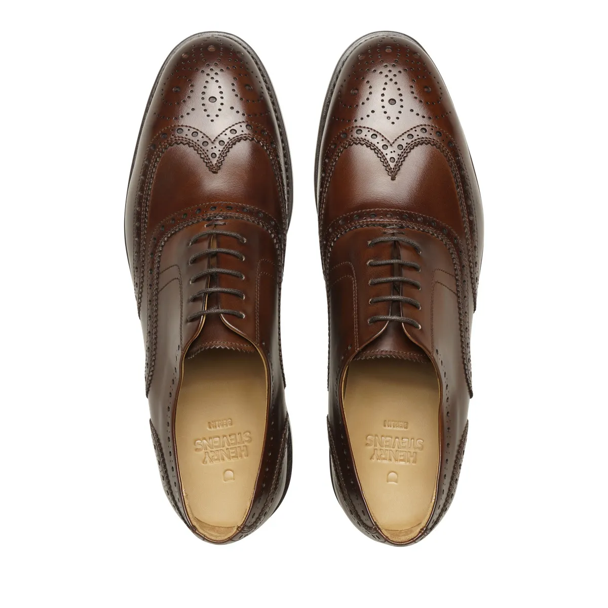Klassische Full Brogue Oxford Schuhe