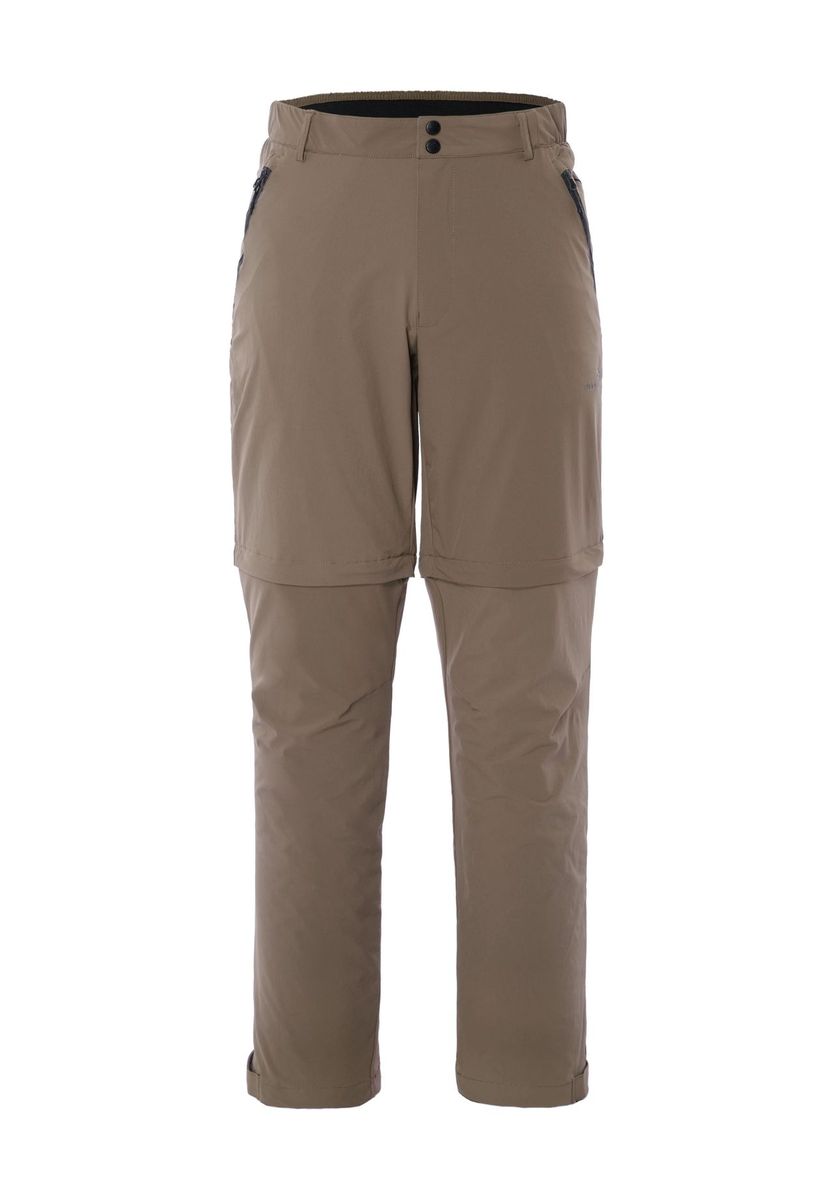 Herren-Wanderhose in Beige mit Zip-Off