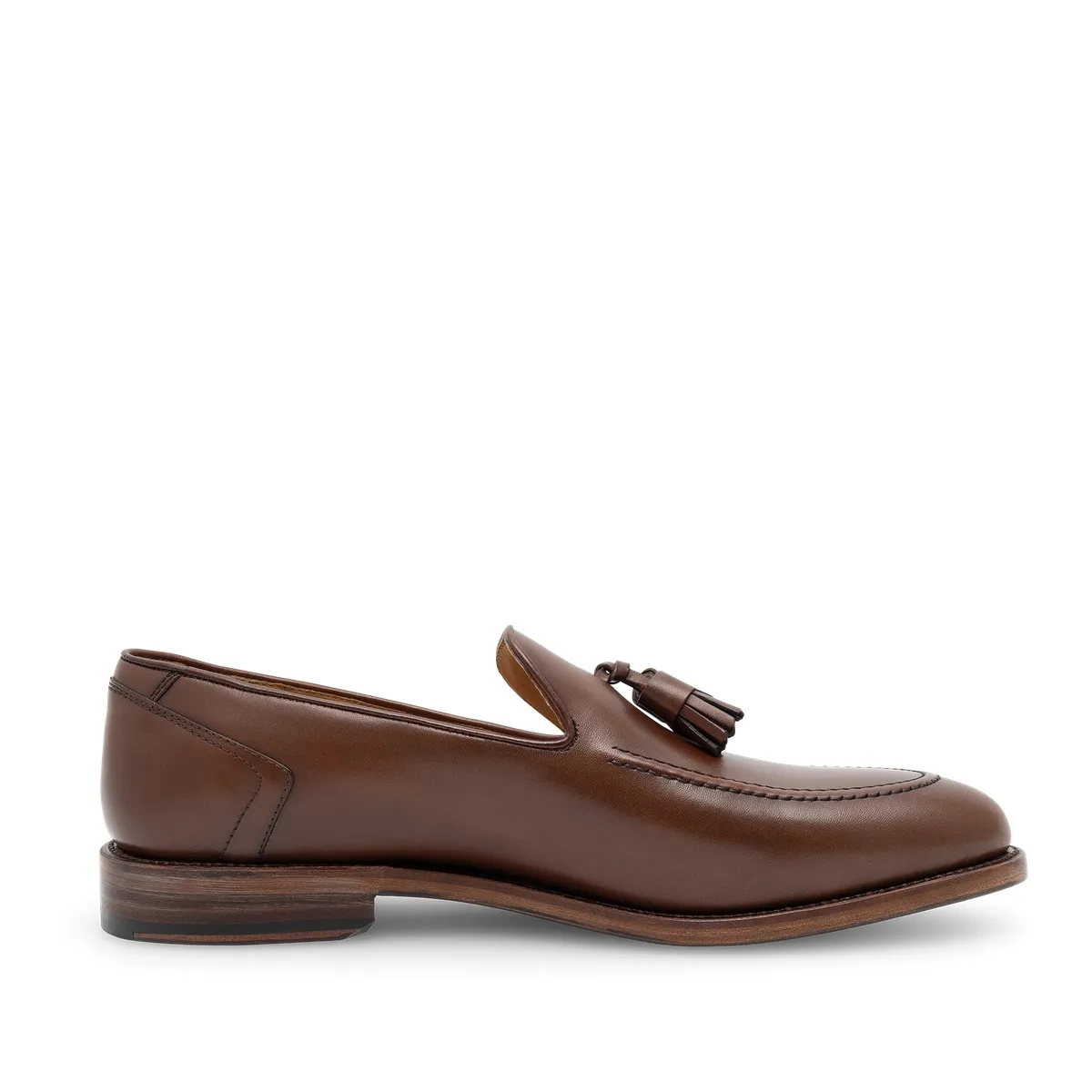 Eleganter Leder Quasten Slipper für Damen