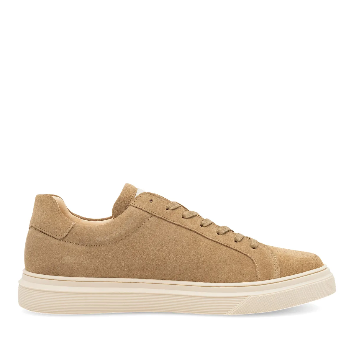 Wildleder-Court-Sneakers mit niedrigem Schaft