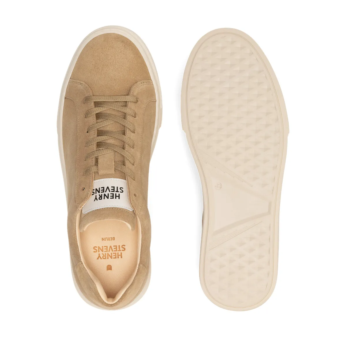 Wildleder-Court-Sneakers mit niedrigem Schaft