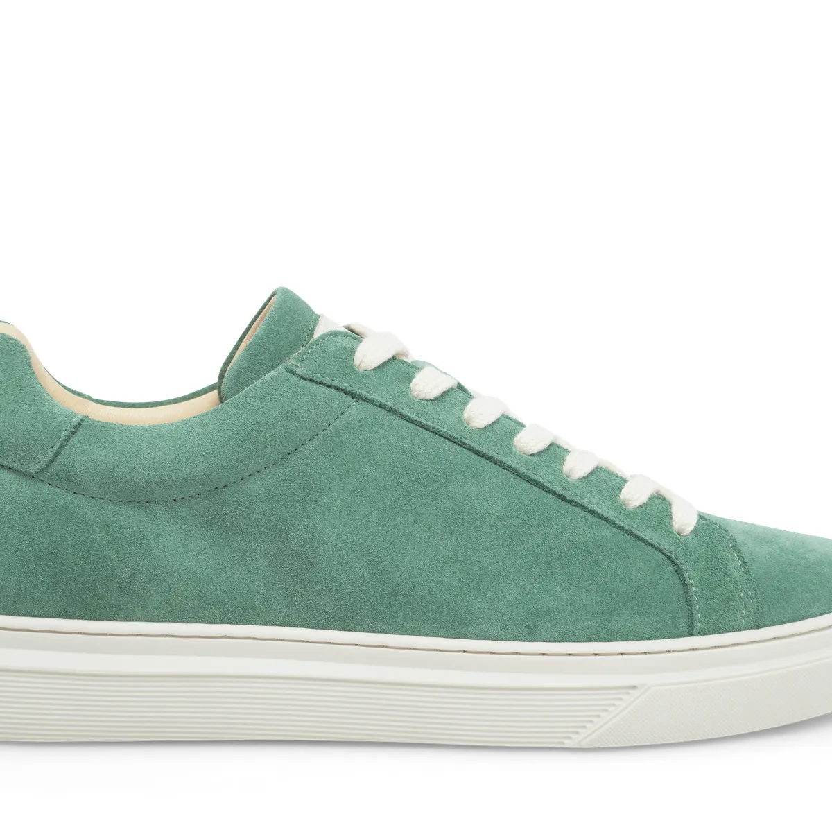 Grüne Wildleder-Sneakers Travis S1