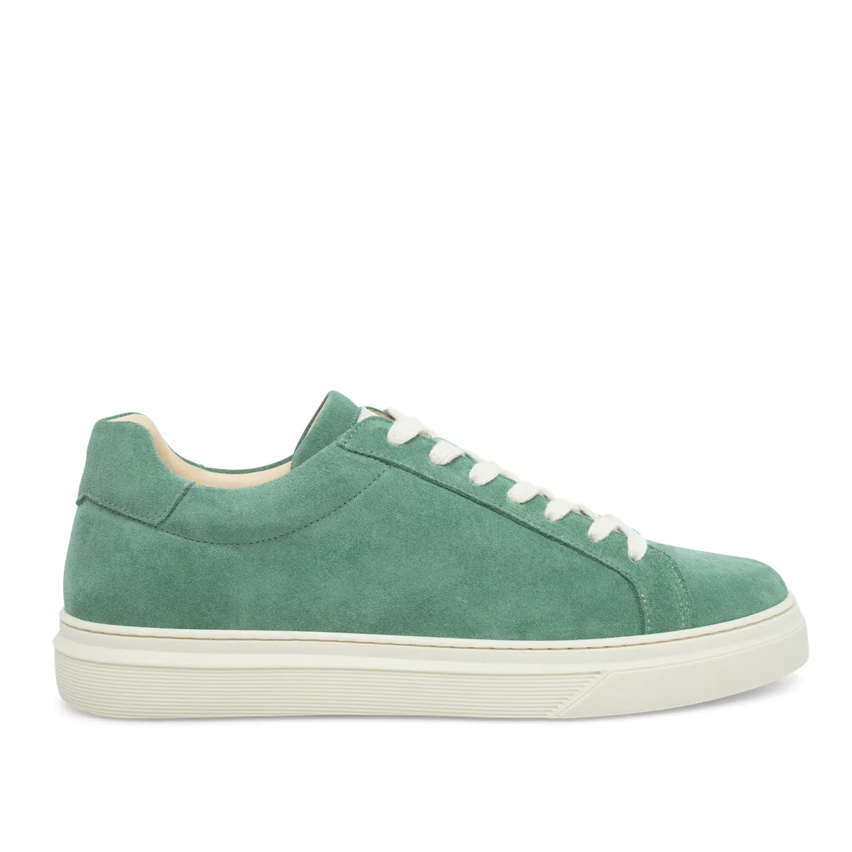 Grüne Wildleder-Sneakers Travis S1