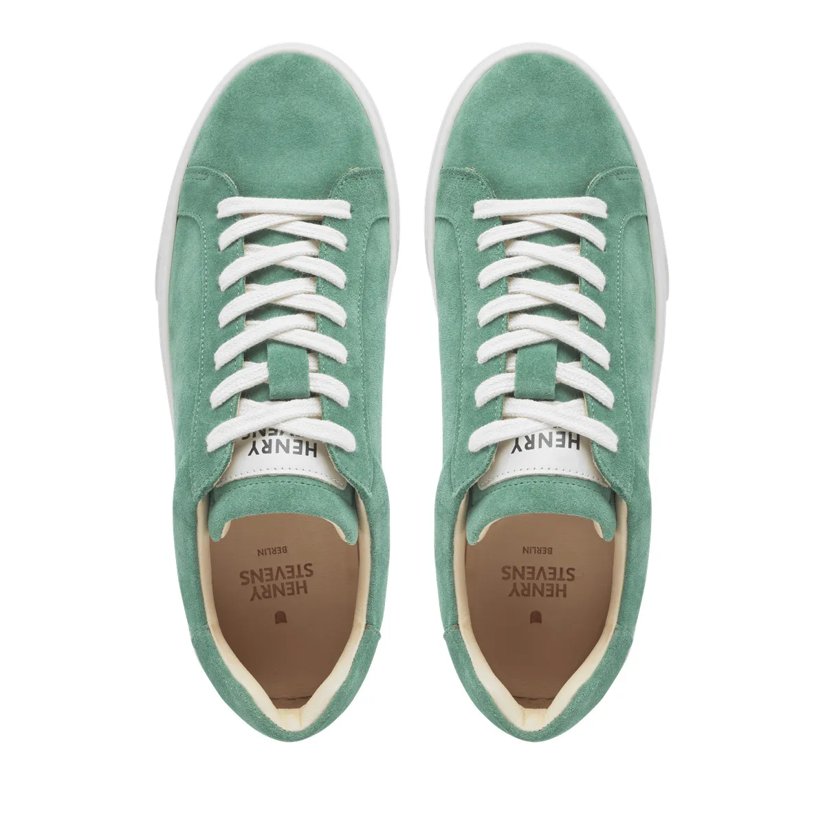 Grüne Wildleder-Sneakers Travis S1