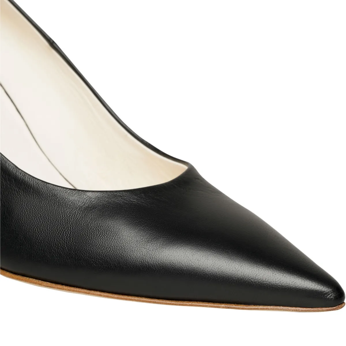 Elegante spitze Lederpumps