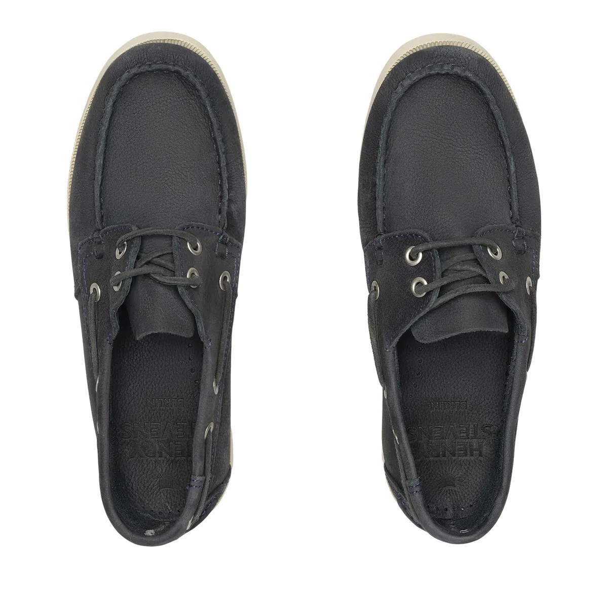 Leder Bootsschuhe mit Schnürsenkeln