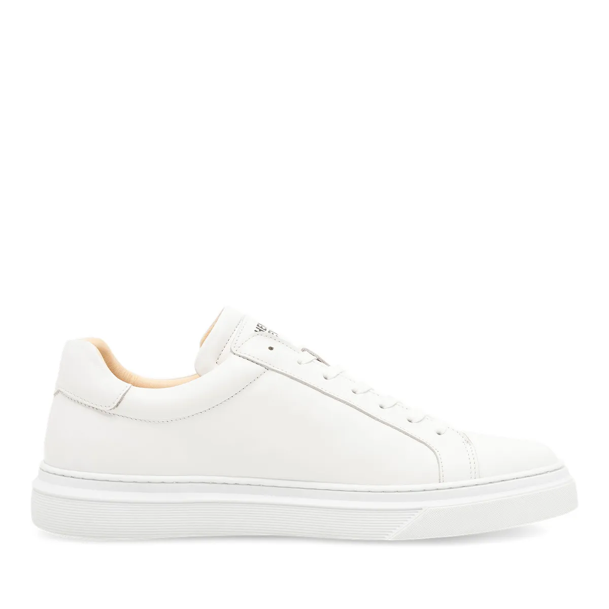 Minimalistischer weißer Leder-Sneaker