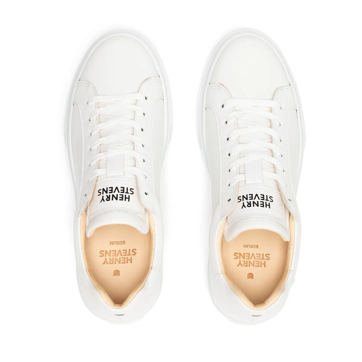 Minimalistischer weißer Leder-Sneaker