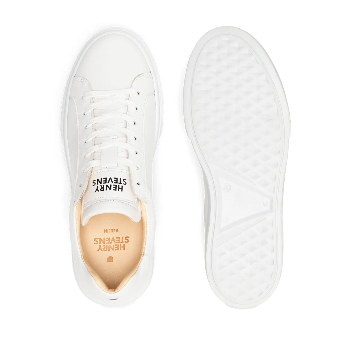 Minimalistischer weißer Leder-Sneaker
