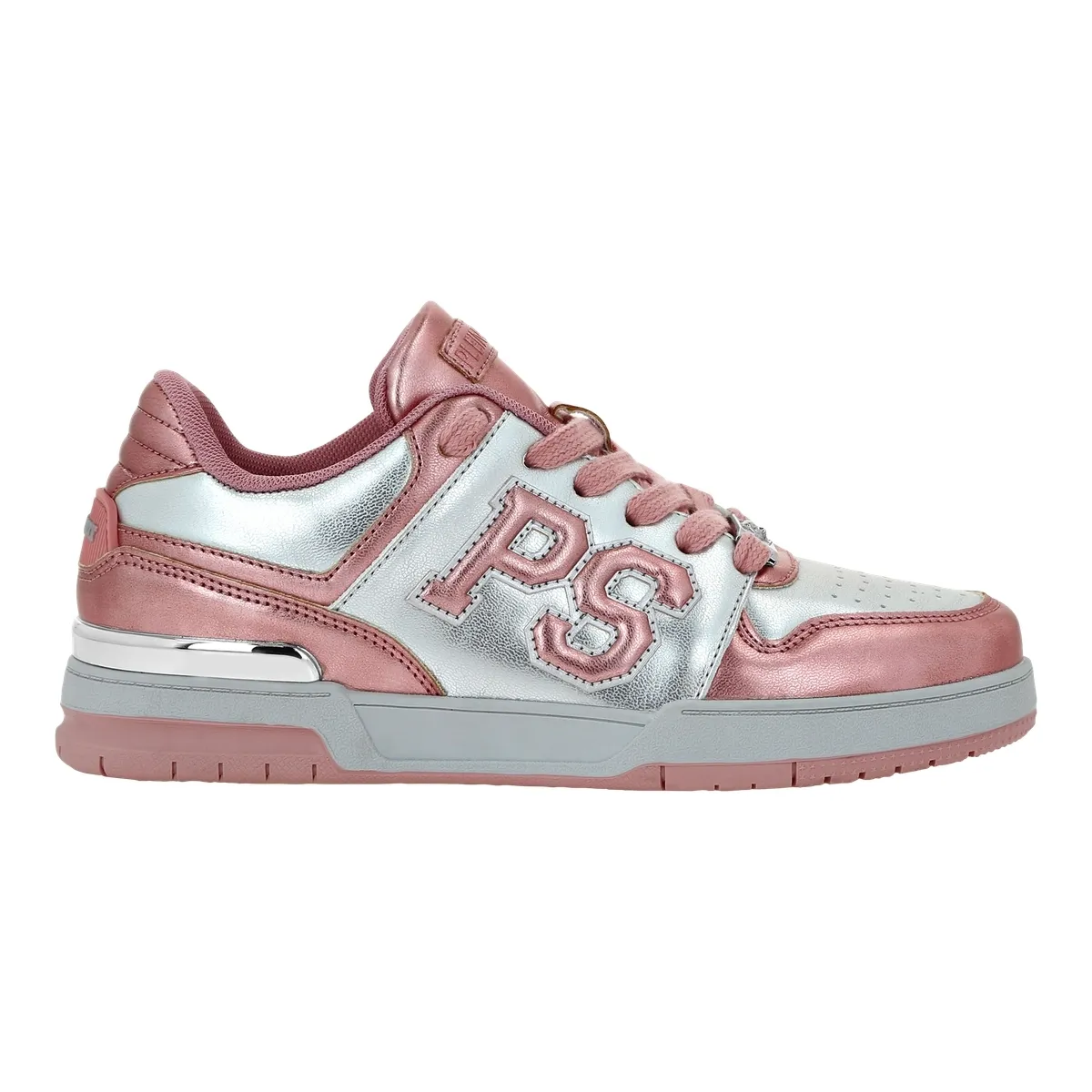 Metallic Low-Top Mode-Sneakers