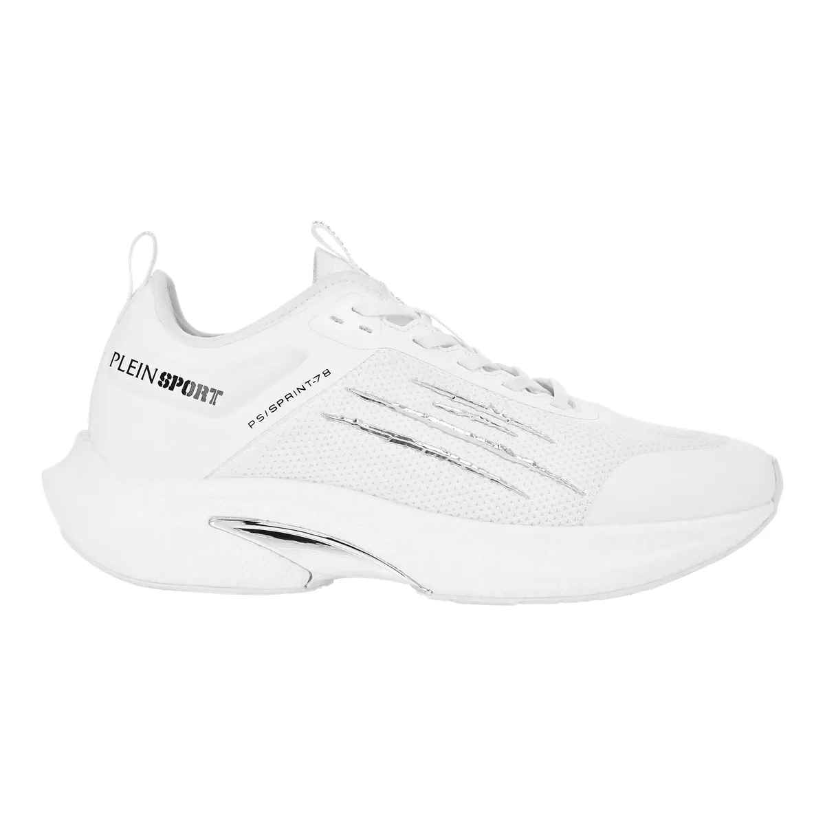 Plein Sport Weißer Sprint Laufschuh