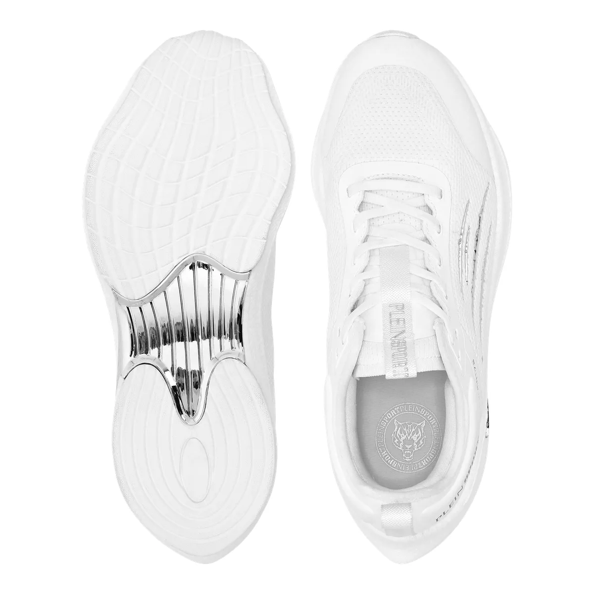 Plein Sport Weißer Sprint Laufschuh