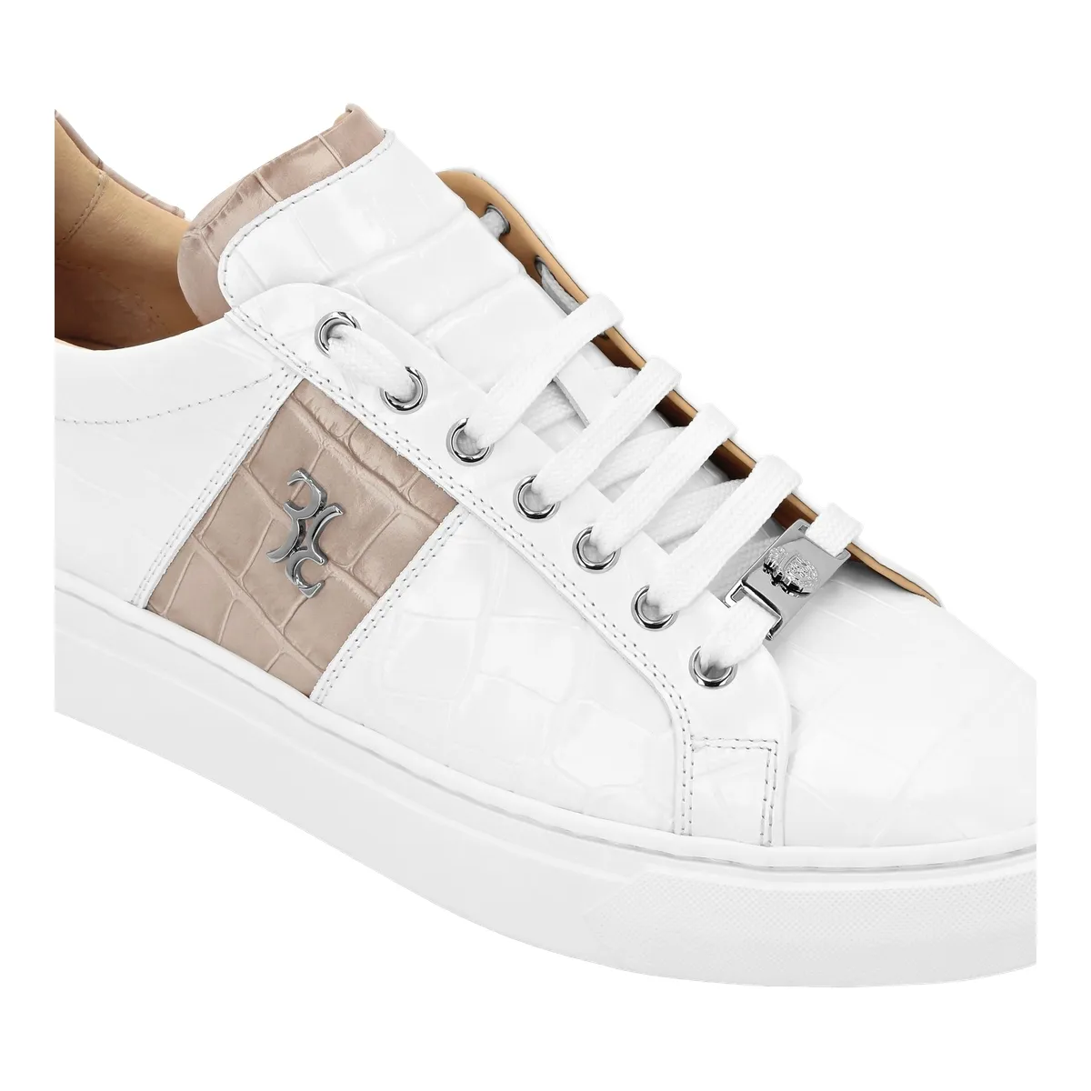 Elegante Leder Low-Top Sneaker