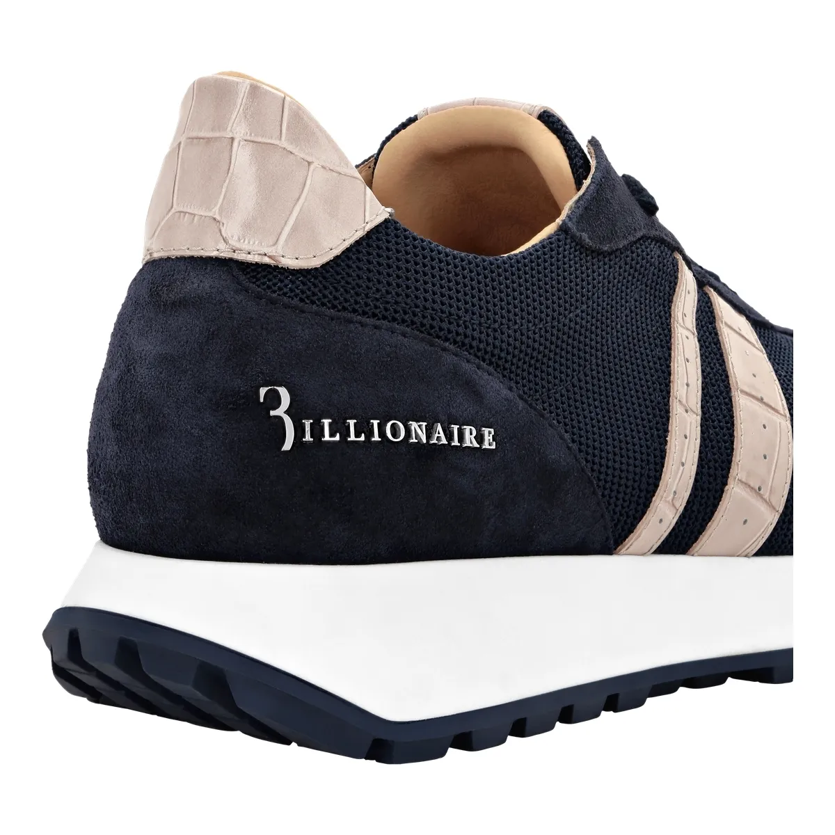 Luxuriöse Wildleder- und Mesh-Sneaker