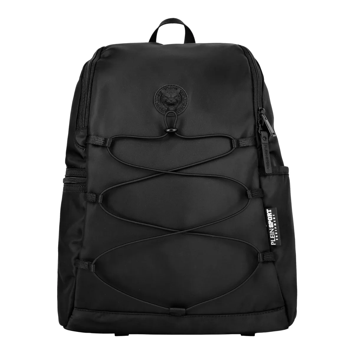 Sportlicher, einfarbiger Nylonrucksack
