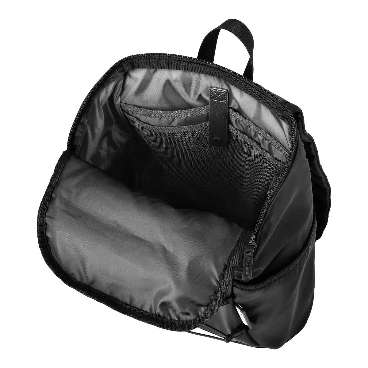Sportlicher, einfarbiger Nylonrucksack