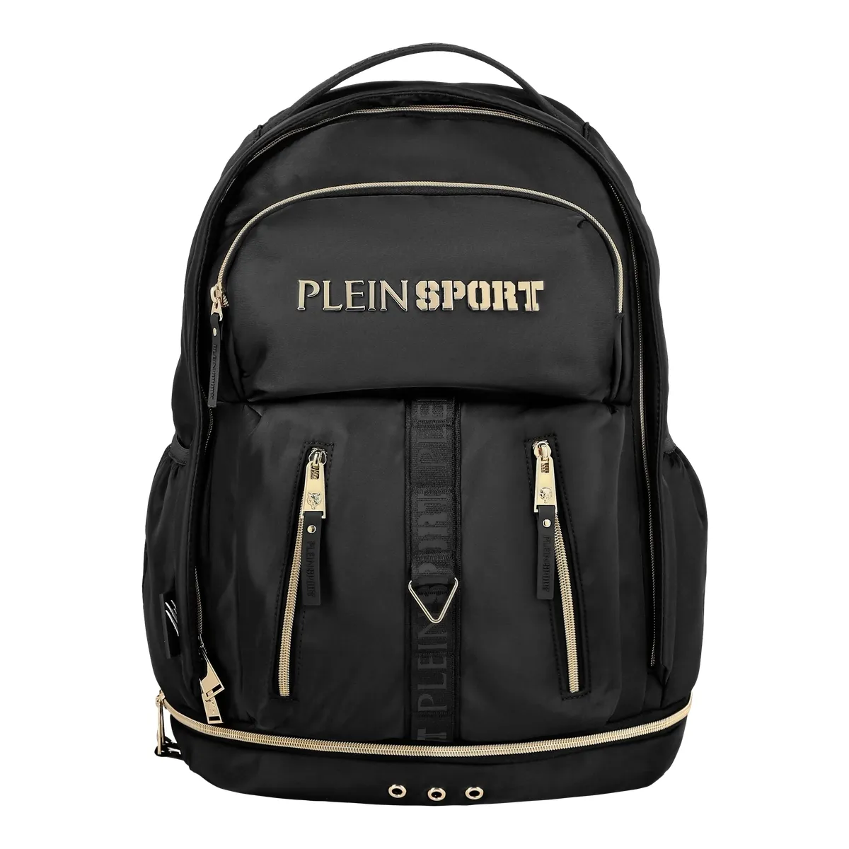Sportlicher Nylon-Rucksack mit Reißverschlüssen