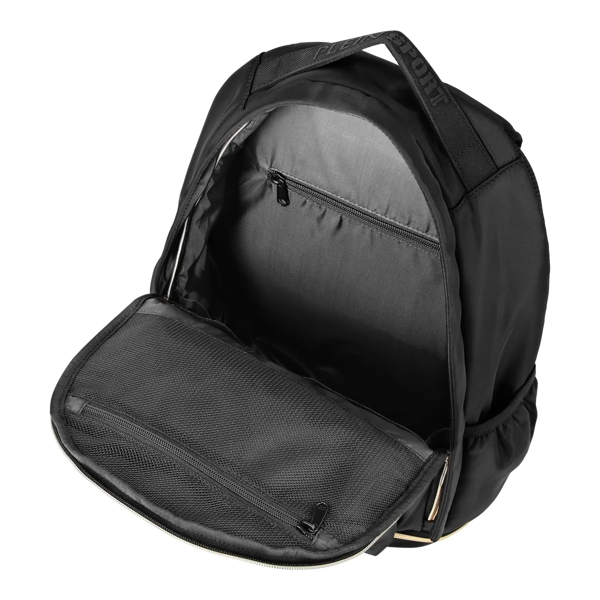 Sportlicher Nylon-Rucksack mit Reißverschlüssen