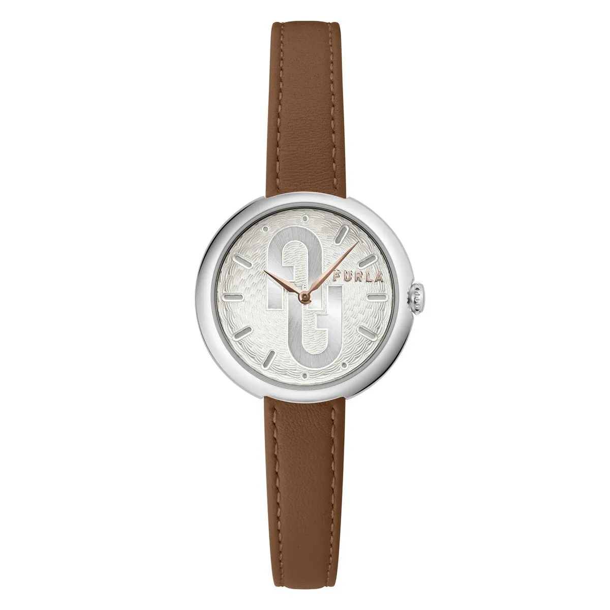 Furla Cosy braune Lederuhr