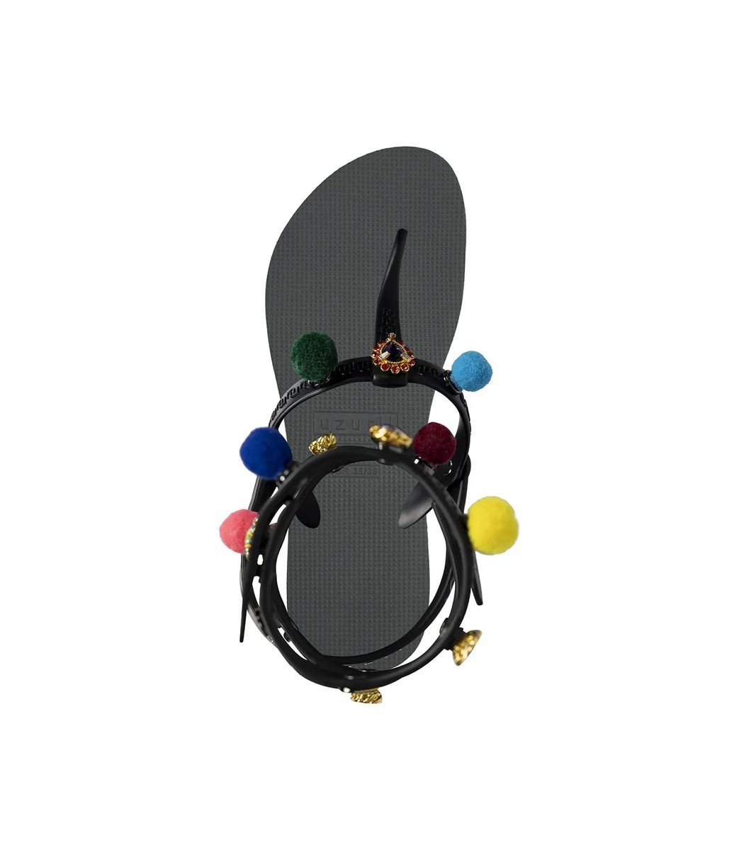 Mondriaan Colorful Flip-Flop Sandale