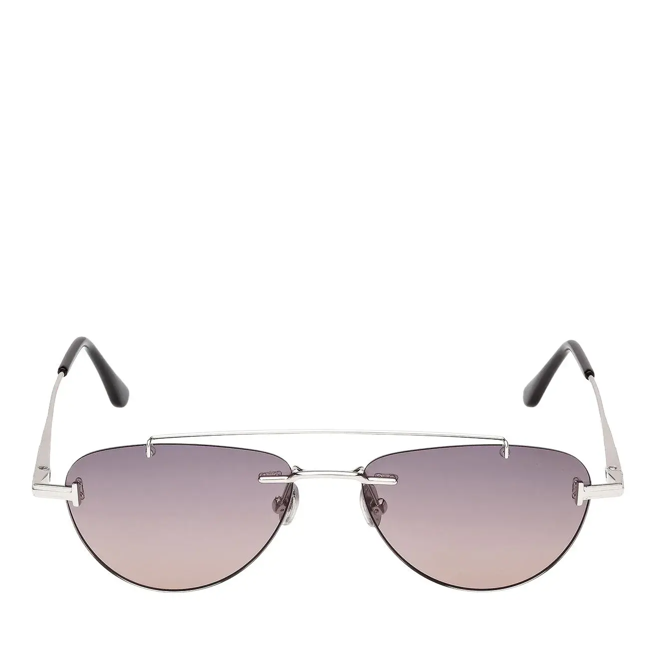 Randlose Pilotenbrille mit oberer Stange