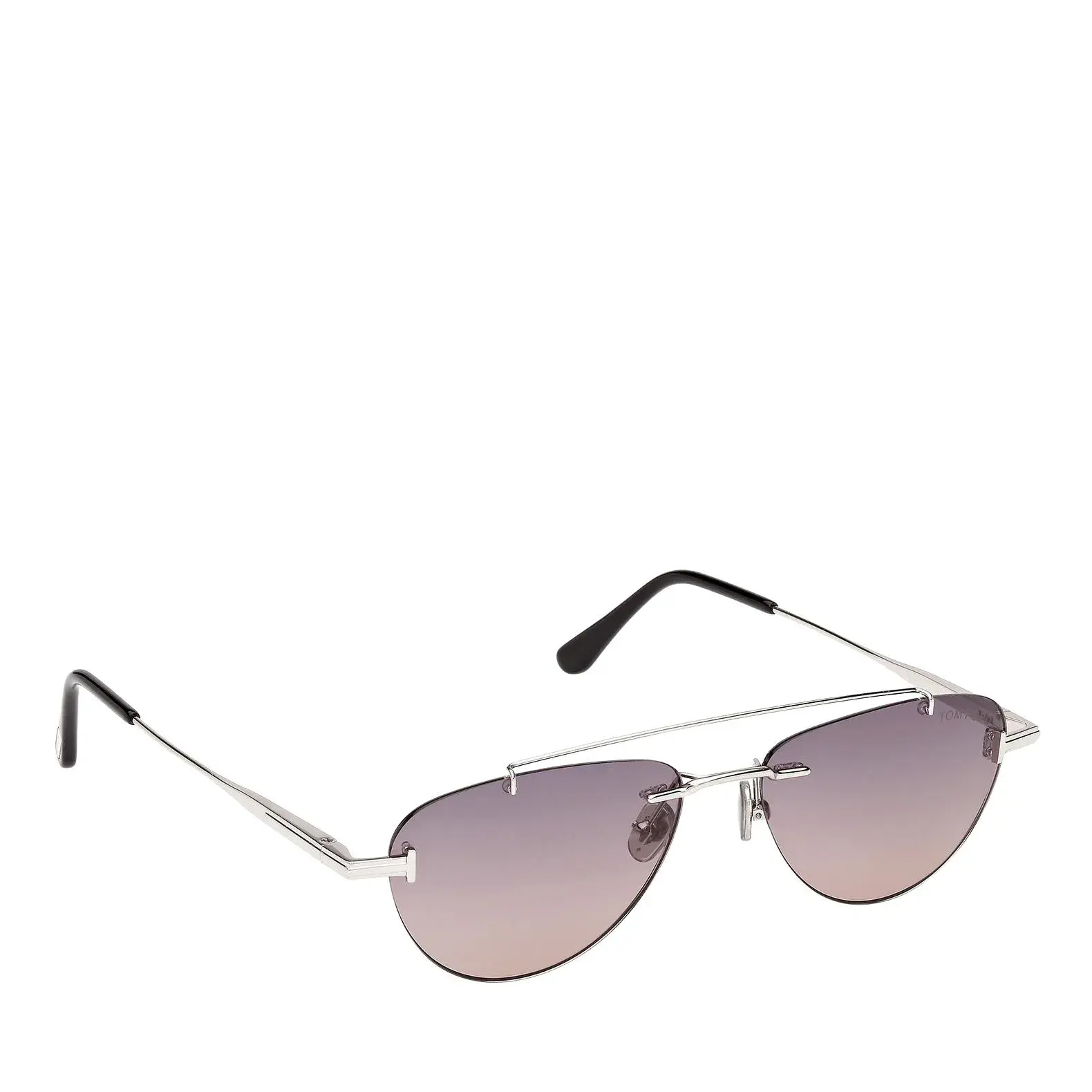 Randlose Pilotenbrille mit oberer Stange