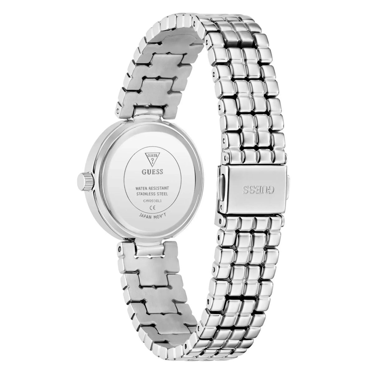 Elegante Uhr mit grünem Zifferblatt und Kristallakzenten