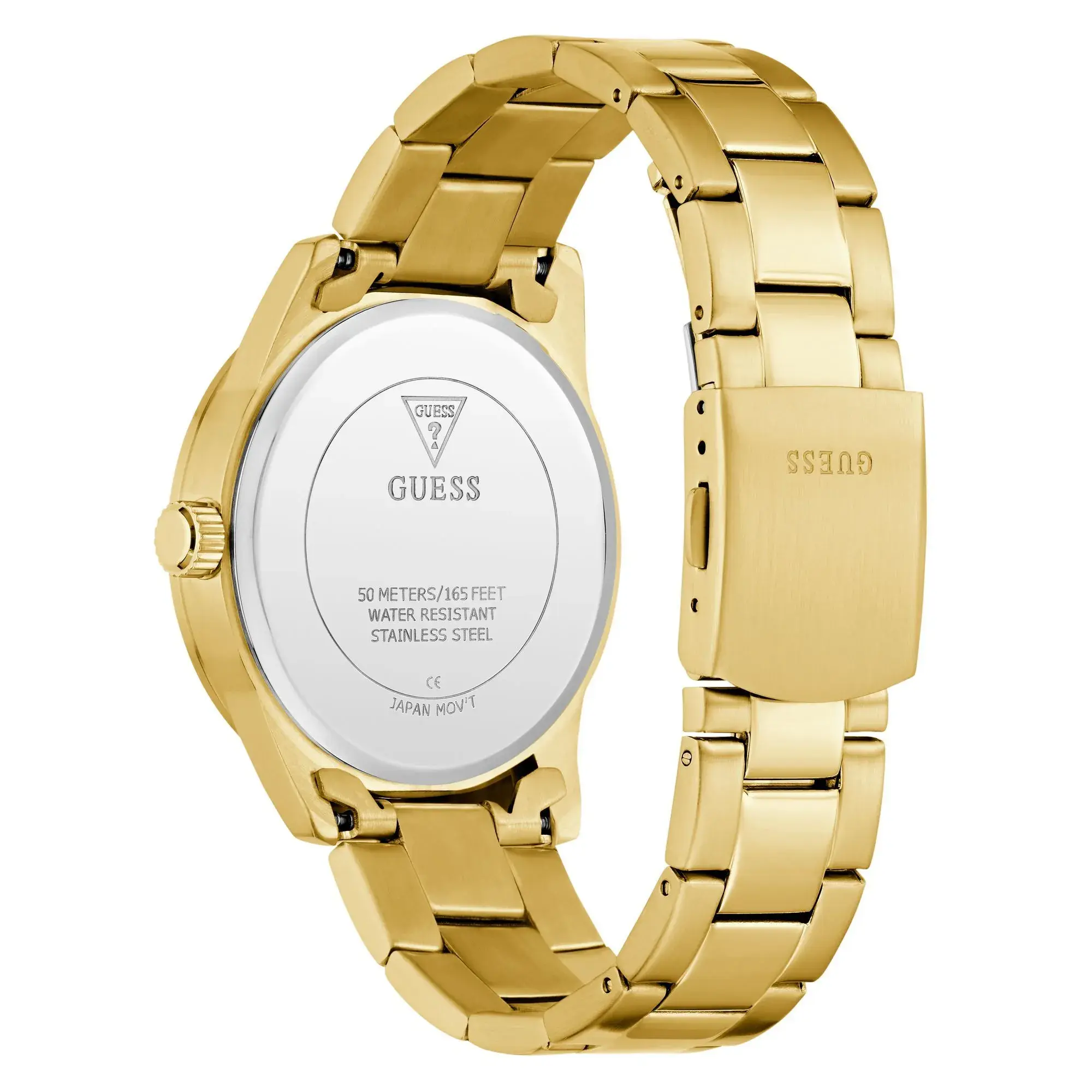 Elegante goldfarbene Analoguhr